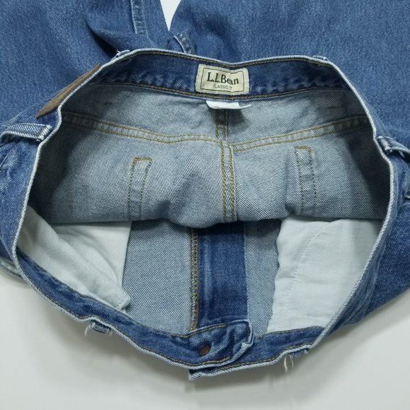 L.L Bean Classic Fit Blue Jeans - 36x30 - Picture 11 of 12